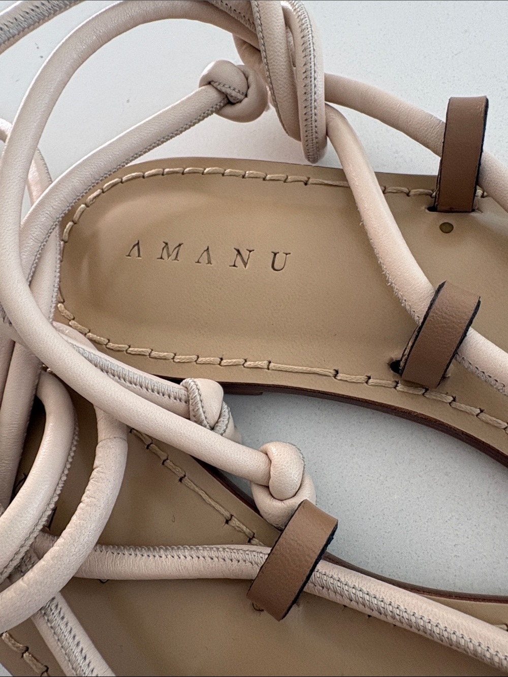 Amanu Style 18 The Kilimanjaro Ankle Tie Sandals - Picture 5 of 6